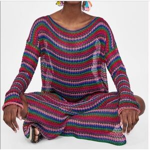 Zara The Knitwear Collection Maxi Dress, NWT, S